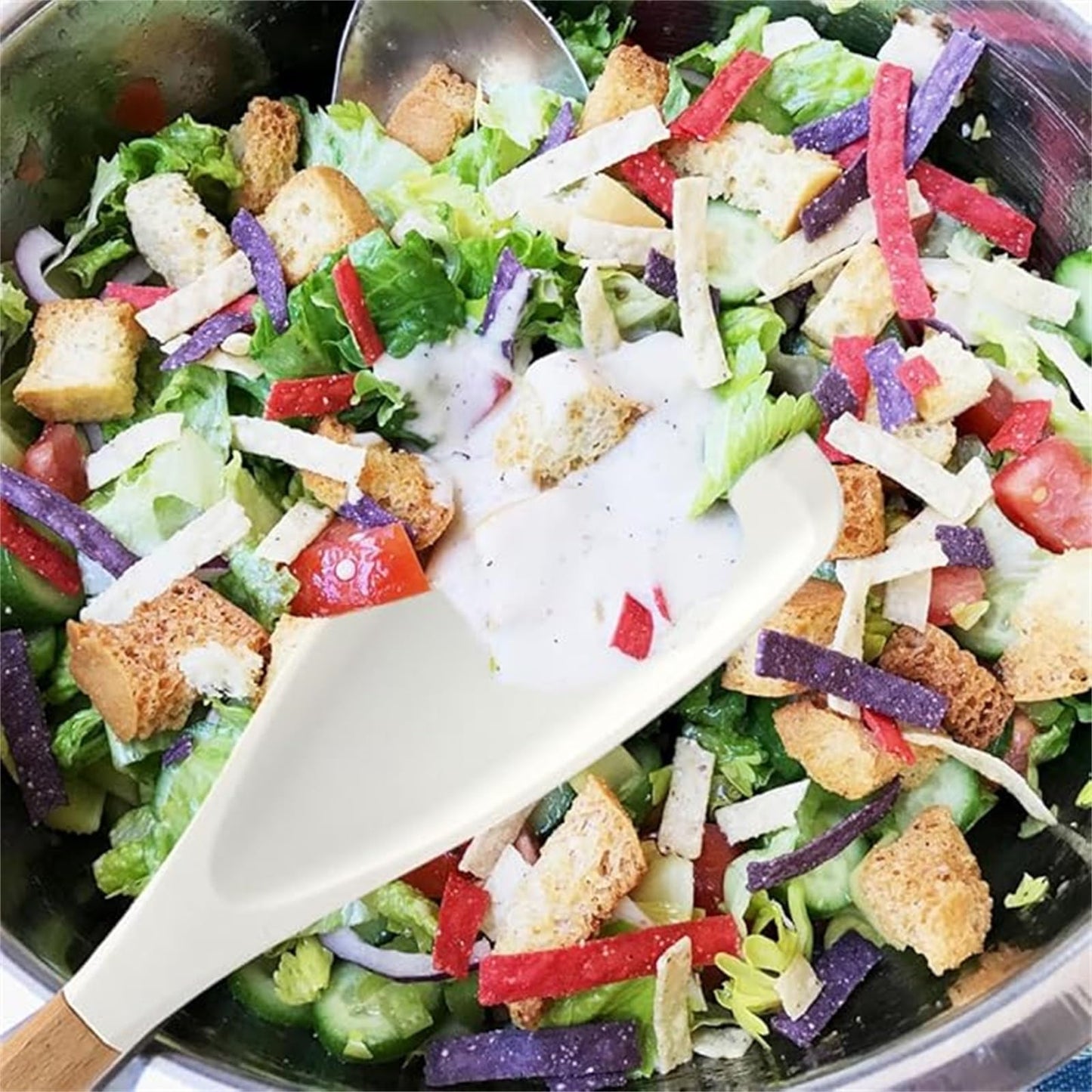 Cedar and Ash Spoon, Cedar and Ash Spoonula, Multifunction Spatula Cooking Spoon, 3 in 1 Spatula Spoons Silicone for Stirring, Scooping & Serving (2*Black)