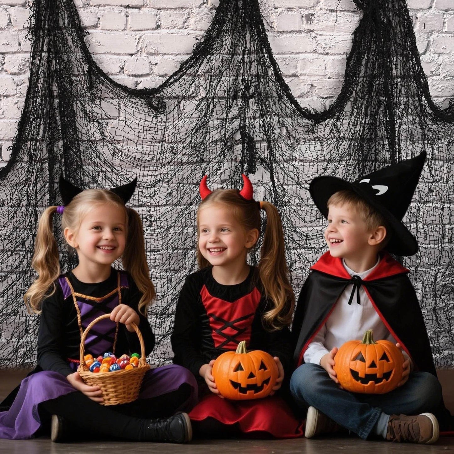 6 Pack Black Halloween Creepy Cloth 30x72 Inch - Halloween Gauze Fabric Cheesecloth for Haunted House, Indoor Outdoor Yard Decor, Party Supplies