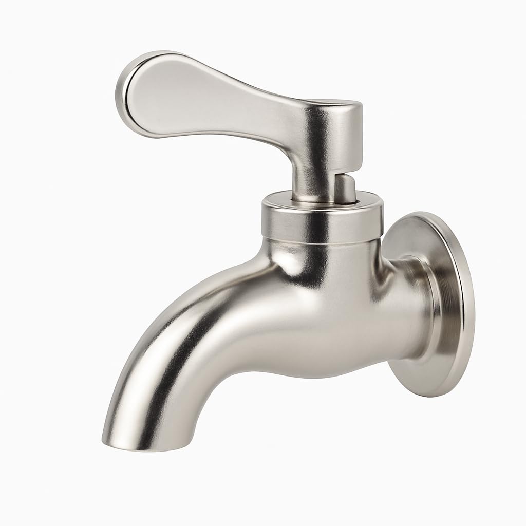 2-Gallon Plastic Double Wall Beverage Dispenser with Spigot and Lid – Clear Drink Container for Water, Lemonade, Iced Tea, Punch, Outdoor Parties & Events