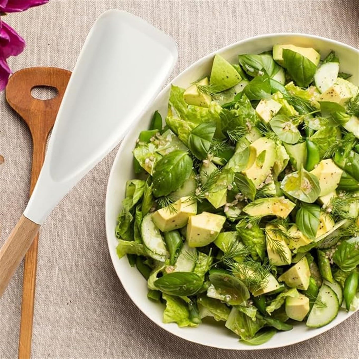 Cedar and Ash Spoon, Cedar and Ash Spoonula, Multifunction Spatula Cooking Spoon, 3 in 1 Spatula Spoons Silicone for Stirring, Scooping & Serving (2*Black)