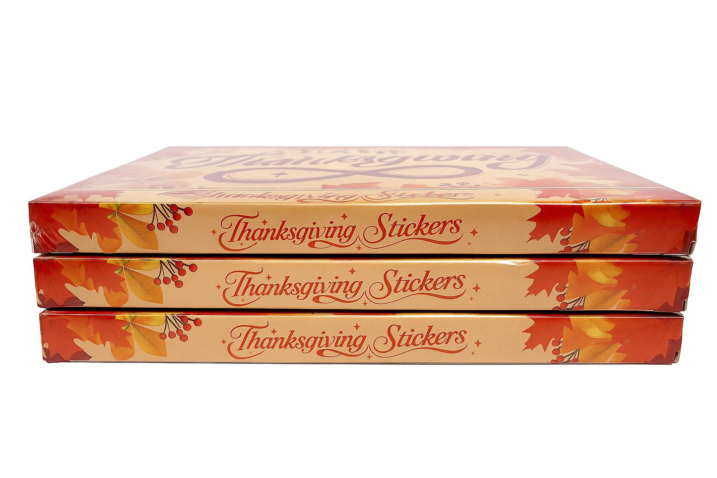 200 Pcs Thanksgiving Stickers Pack – Waterproof Vinyl Fall Stickers for Water Bottles, Laptops, Scrapbooks, Crafts & Party Favors – Cute Autumn Pumpkin, Turkey, Maple Leaf, Corn & Fall Decor Stickers