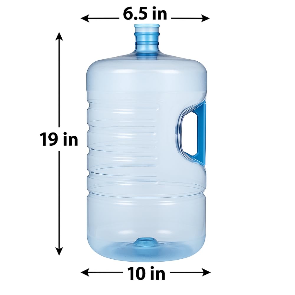 5 Gallon Stackable Water Bottle – 640oz Reusable BPA-Free Jug with Easy-Grip Handle, Durable Design, Ideal for Home, Outdoor, or Emergency Use