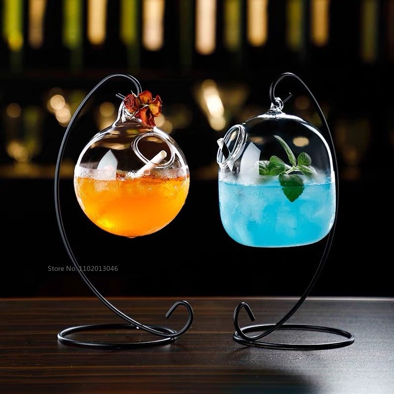 Creative Hanging Glass Hanging Bottle Cold Drink Cup