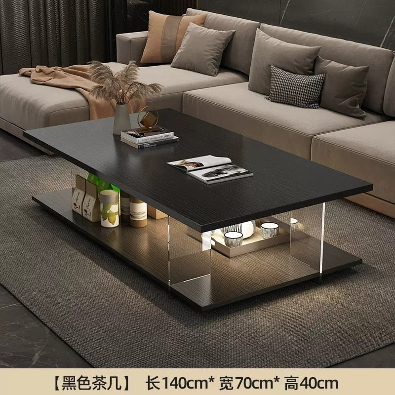 Modern Style Acrylic Design Coffee Table Minimalist Small Coffee Table