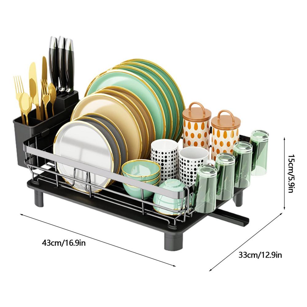 Drainer Rack With Drain basket Countertop